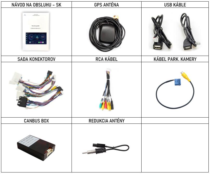 XTRONS PE82CDRL príslušenstvo pro autorádio 2DIN s Bluetooth a dotykovou obrazovkou a USB a Android CarPlay a Androidauto a Android DACIA - evtech.cz